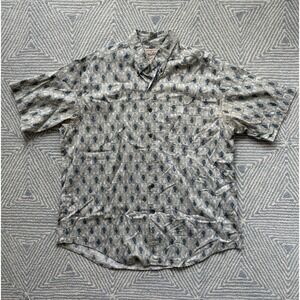 Woolrich Short Sleeve Fish Button Shirt -‎ Multicolor - XL